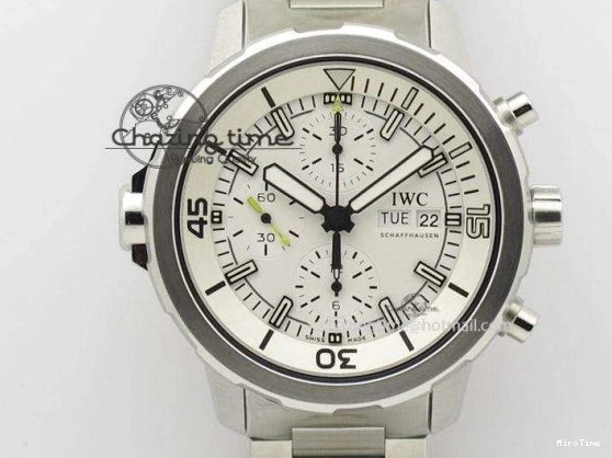 MIROTIME 0306 Supportive Portofino Automatic SS AF 1:1 Best Edition White Dial on Black Croco Leather Strap A 7184